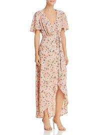 Show Me Your MuMu Marianne Maxi Wrap Dress in Daisy Duke at Bloomingdales